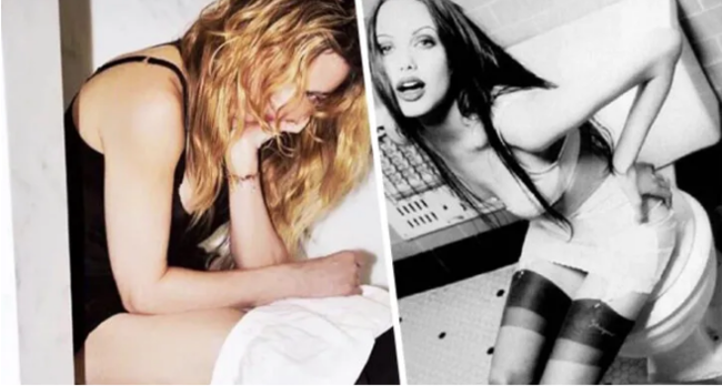 Tualetdə poz vermək trend oldu! - Məşhurlar iş başında - FOTO