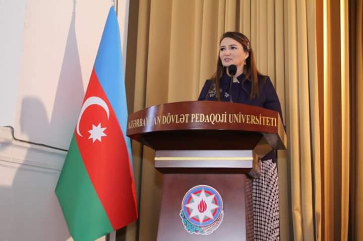 Qənirə Paşayeva ADPU-də gənclərə çağırış edib - VİDEO