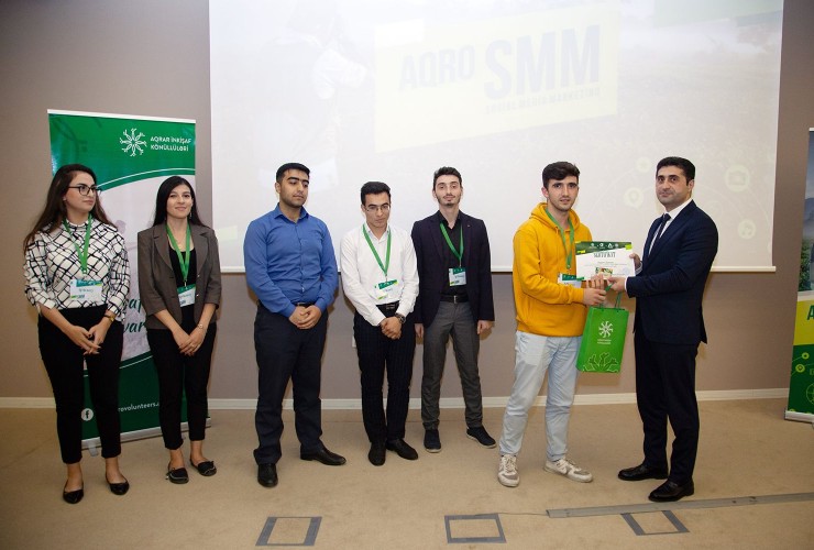 “AQRO SMM” layihəsinin bağlanış mərasimi keçirilib