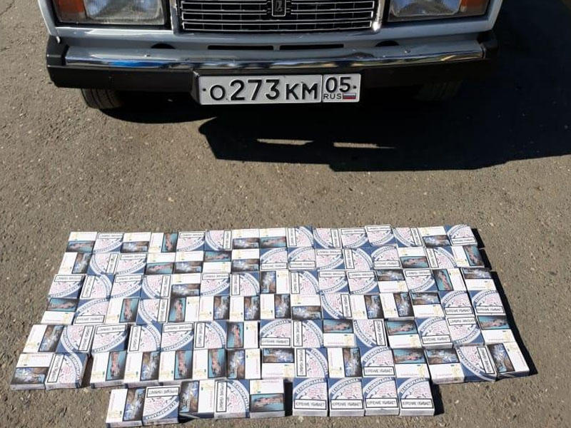 Rusiyadan Azərbaycana qanunsuz yolla gətirilən papiroslar aşkarlandı - FOTO