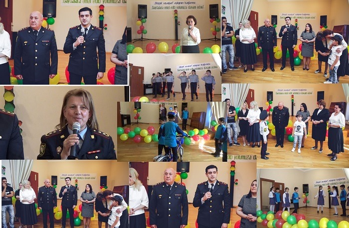 Yol polisi “Diqqət uşaqlar!” adlı təhlükəsizlik aylığına yekun vurdu