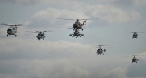 Rusiya vertolyotları Amerika hərbi bazasına endi