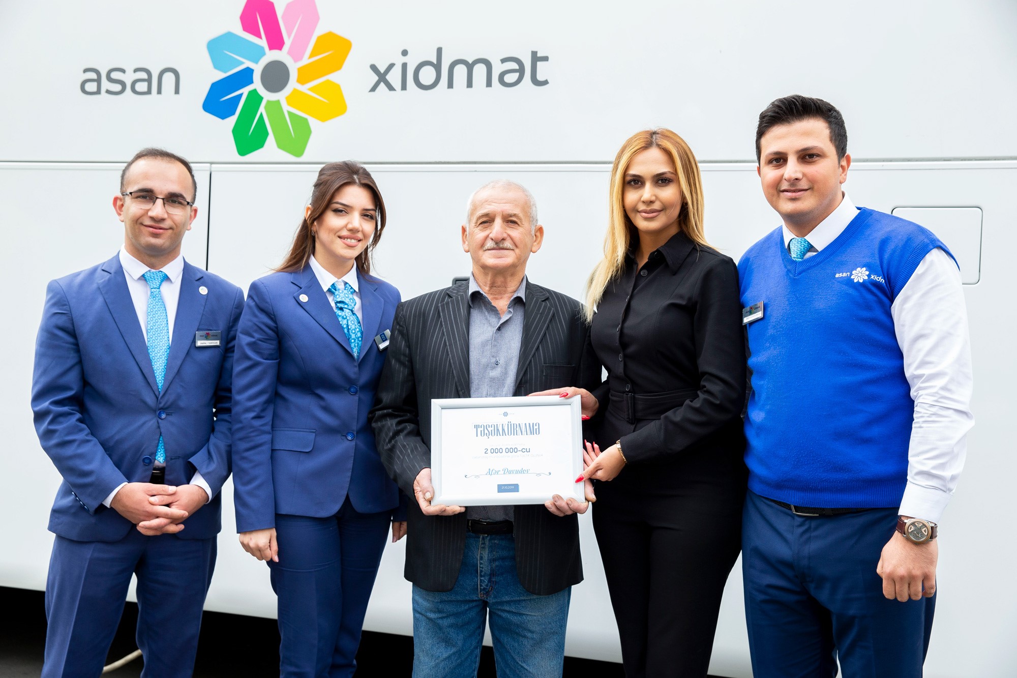 Səyyar ASAN xidmətə 2 milyonuncu müraciət