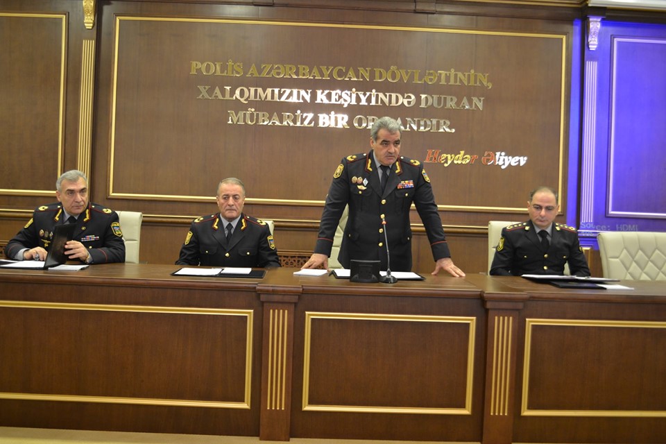 Bakı Şəhər Baş Polis İdarəsində cari ilin doqquz ayının yekunları müzakirə olunub - FOTO