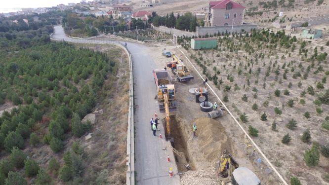 Badamdar qəsəbəsi 3-cü yaşayış massivində yeni layihənin icrasına başlanılıb