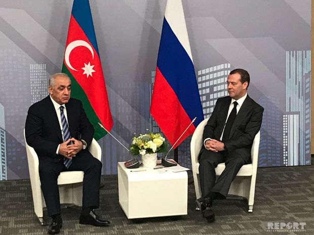 Али Асадов встретился с Дмитрием Медведевым - ФОТО