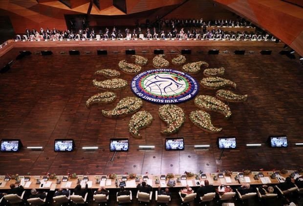 Qoşulmama Hərəkatının Zirvə Görüşü işini ümumi debatlarla davam etdirir