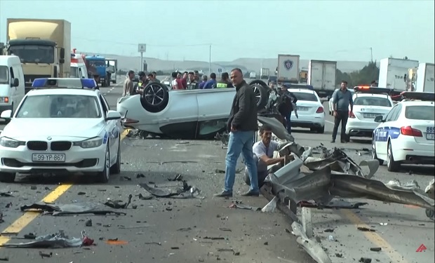 Azərbaycanda 15 yaşlı oğlanın öldüyü dəhşətli qəza anı — VİDEO