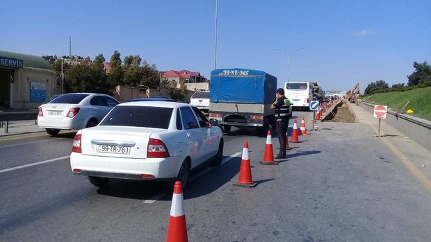 Yol polisindən Bakı-Sumqayıt yolu ilə bağlı açıqlama
