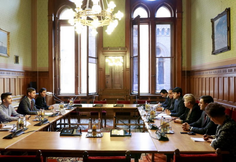 Фуад Мурадов на переговорах в Венгрии - ФОТО