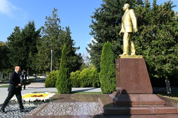 Ильхам Алиев в Габале - ФОТО