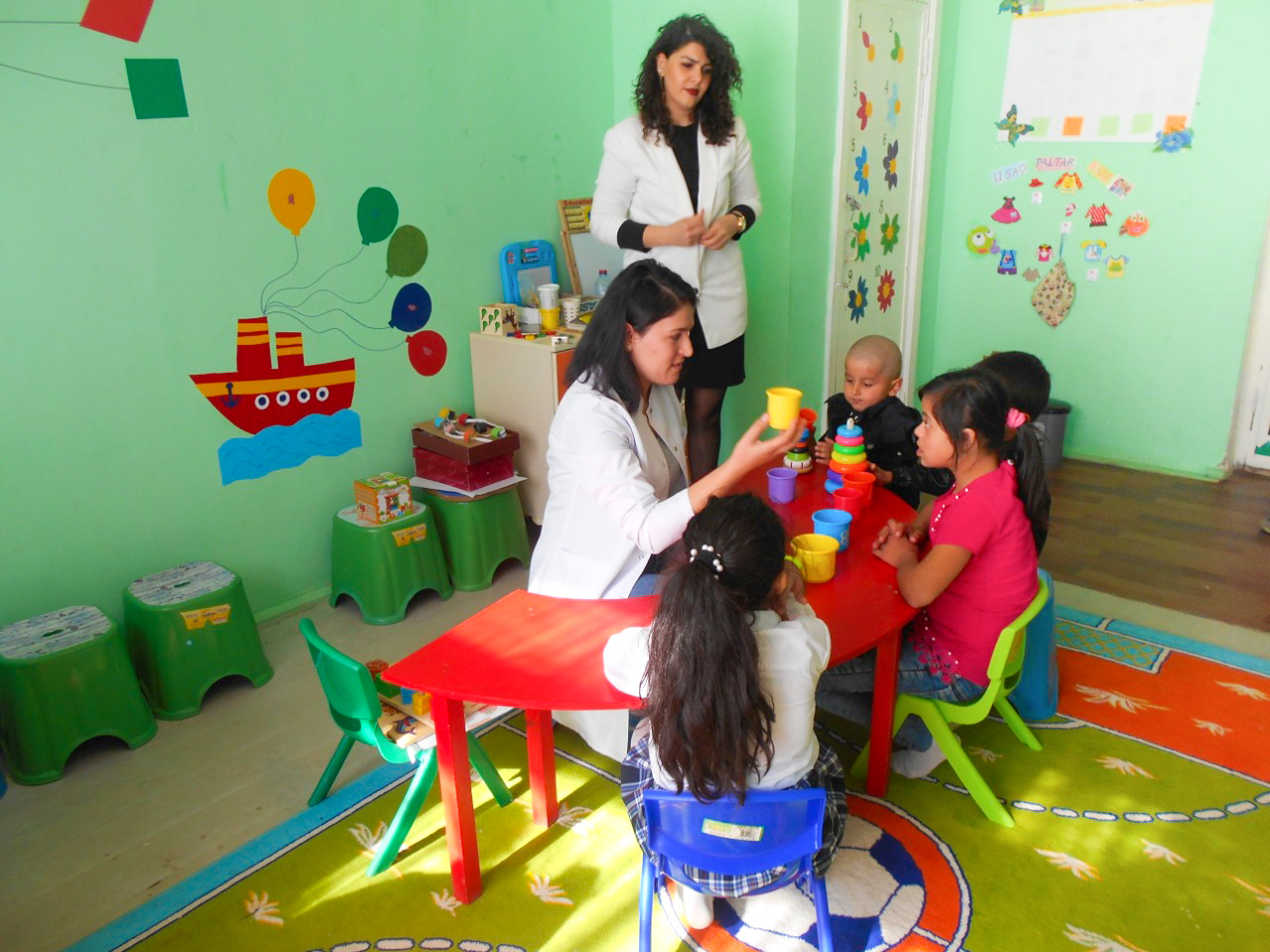 Şəmkirdə daun sindromlu uşaqlar sosial reabilitasiya xidmətlərinə cəlb edilir