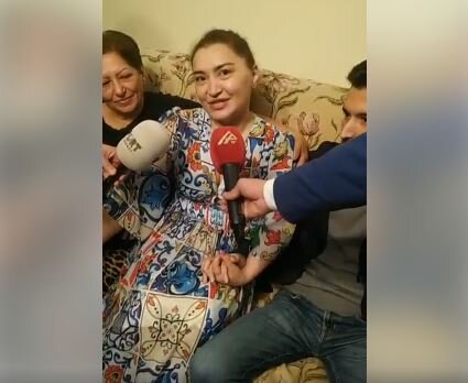 Həbsdən çıxan Fədayə Laçın