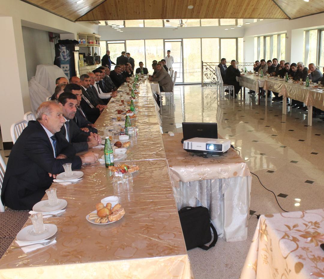 DQİDK və Yardımlı Rayon İcra Hakimiyyətinin  təşkilatçılığı ilə “Dünyəvi dövlətdə din və təhsil” mövzusunda seminar-treninq keçirilib