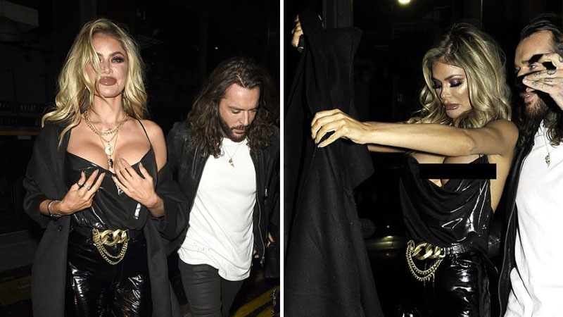 Paltarı futbolçunun sevgilisini pis vəziyyətdə qoydu - FOTOLAR