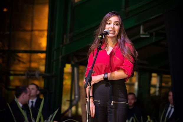 Leyla Əliyeva Moskvada İmaməddin Nəsiminin abidəsinin açılışında - FOTO