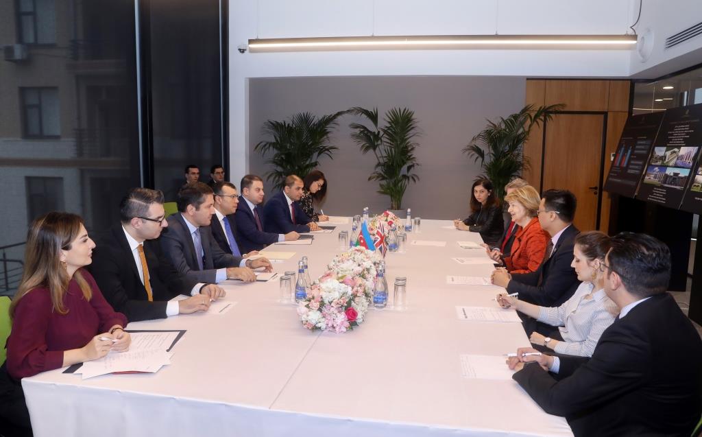 Böyük Britaniyanın Baş nazirinin Azərbaycan üzrə ticarət elçisinin başçılıq etdiyi nümayəndə heyəti ilə görüş olub