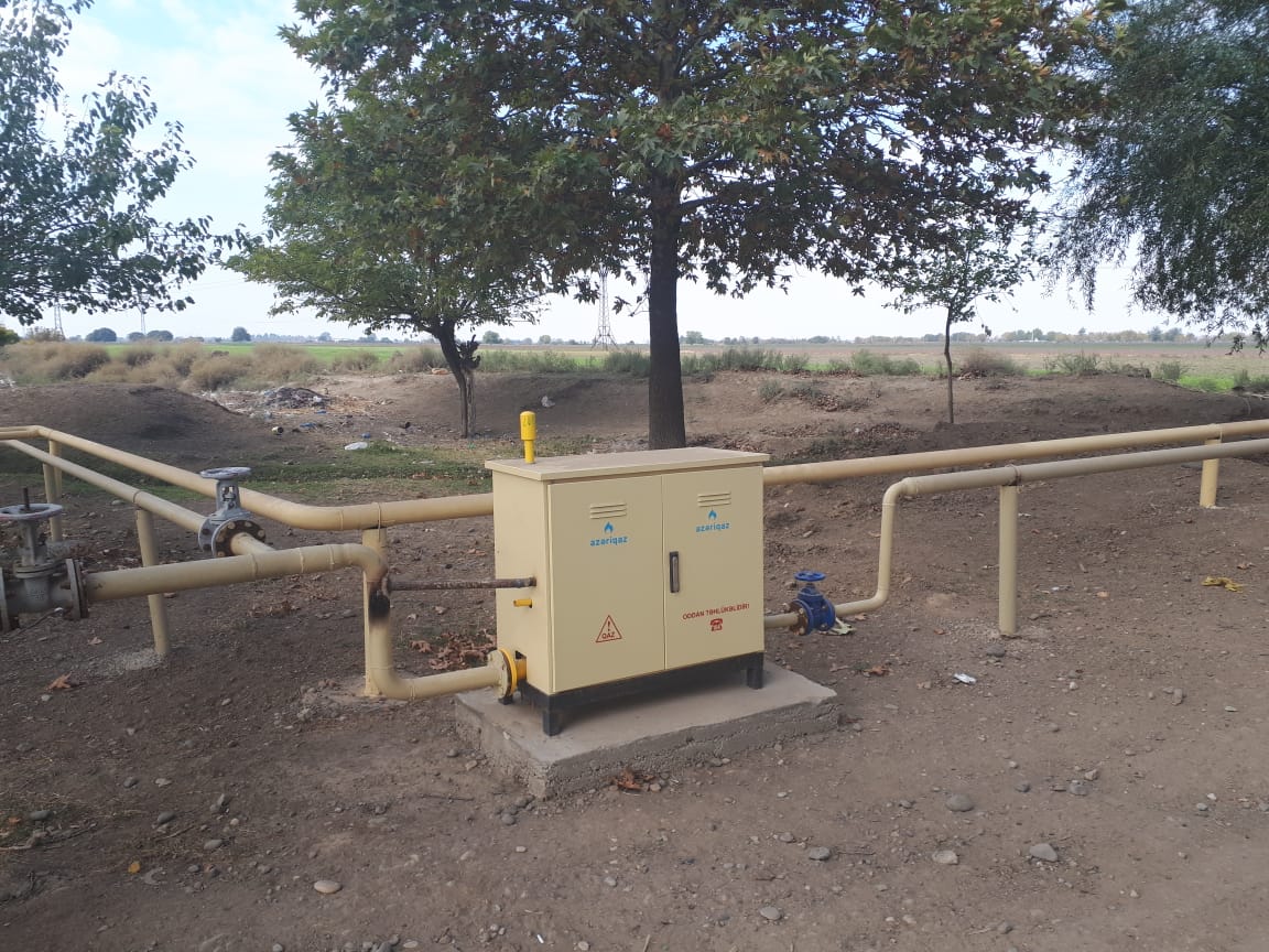 Goranboy rayonunun Qırıqlı kəndinə qaz verildi