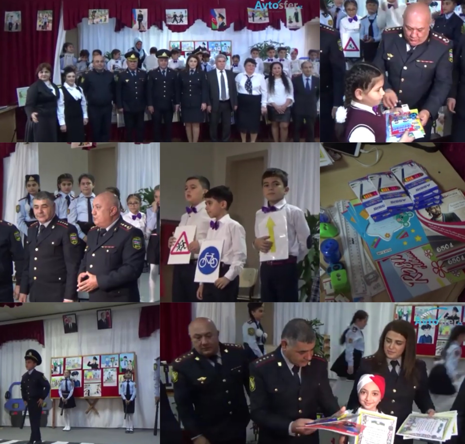 Yol hərəkəti təhlükəsizliyi məktəblilərin gözü ilə - VİDEO