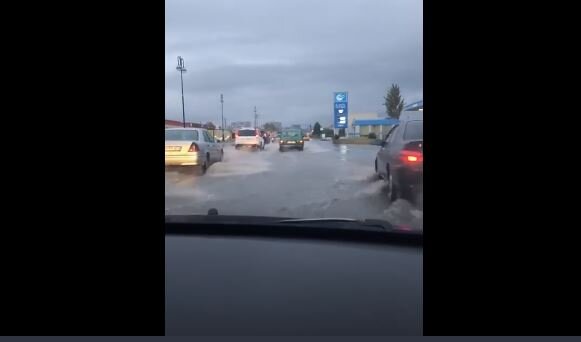 Yağış yağdı, Binəqədi yenə batdı - VİDEO