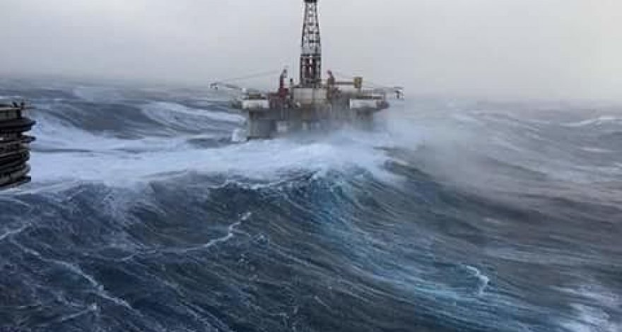 Высота волн на Каспии достигнет 7,5 метра