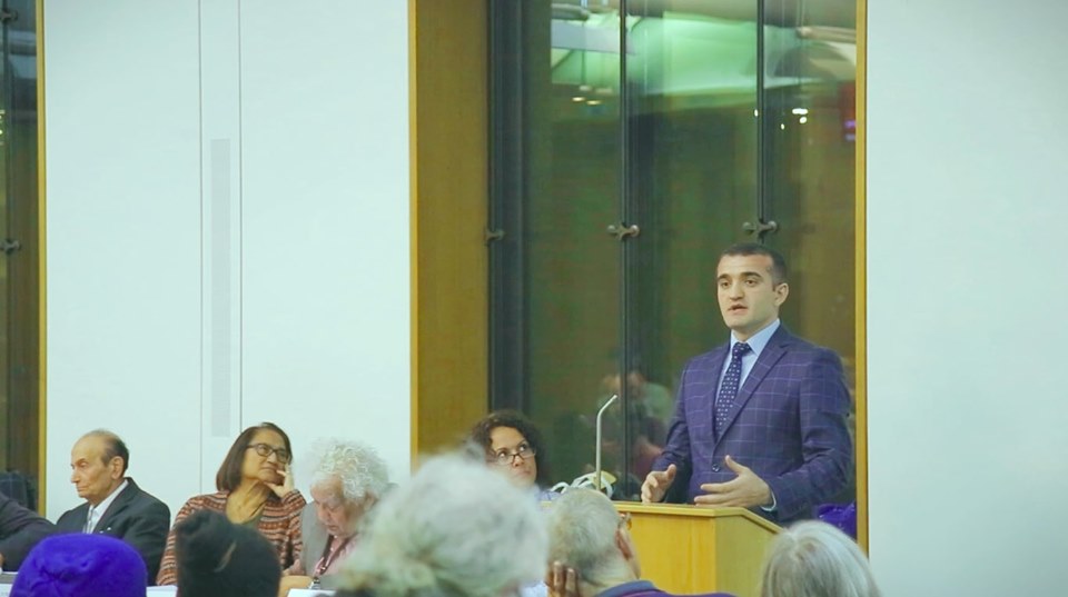 Hüquq müdafiəçisi Londonda Qarabağ münaqişəsindən danışıb