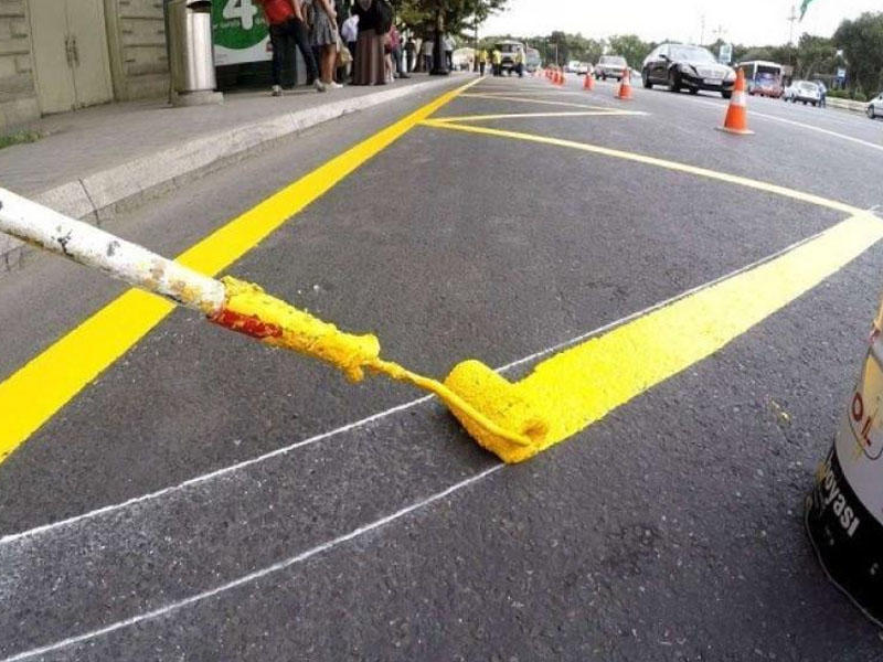 DİQQƏT! Bu yolda rənglənmə işləri aparılacaq