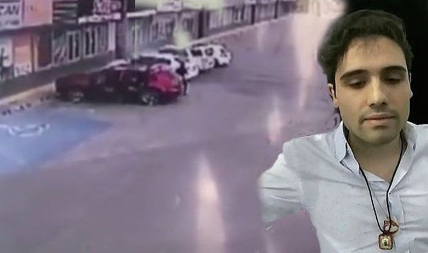 Narkobaronun oğlunu tutan polisə 150 güllə vuruldu - VİDEO