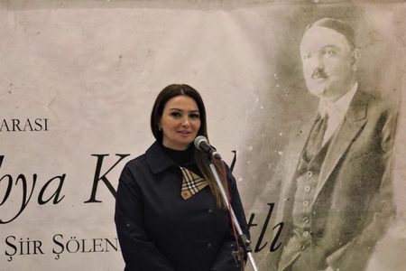 Qənirə Paşayeva Şimali Makedoniyada Qarabağ həqiqətləri ilə bağlı çıxış edib