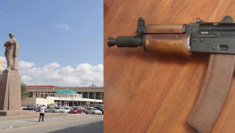 Bakı metrosuna 2 AVTOMATLA girmək istəyən şəxs SAXLANILIB