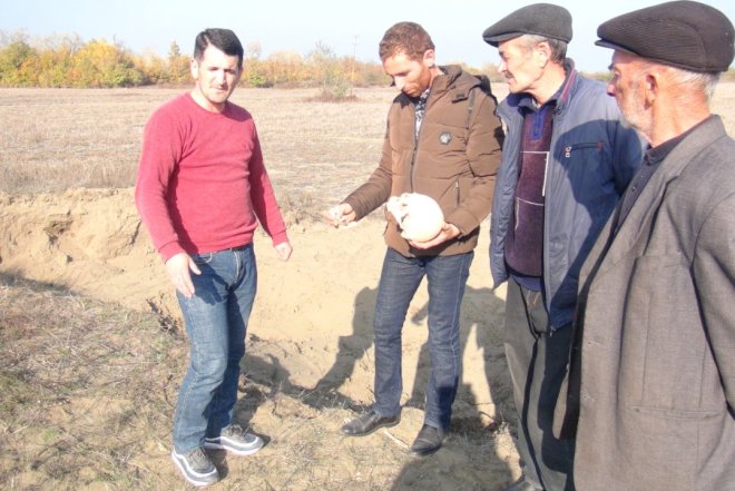Xaçmazda insan skeleti tapıldı – Soyqırım qurbanlarına aiddir? - Foto