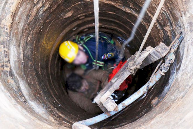 Bakıda məşhur yaşayış kompleksində fəhlələr kanalizasiyaya düşüb öldü