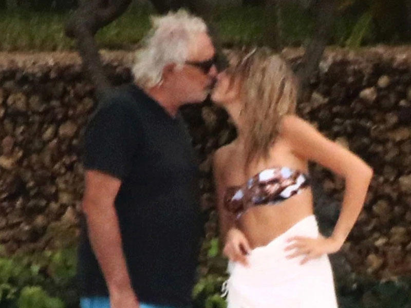 20 yaşlı tələbə qız babası yaşında iş adamı ilə öpüşərkən kameraya düşdü - FOTO