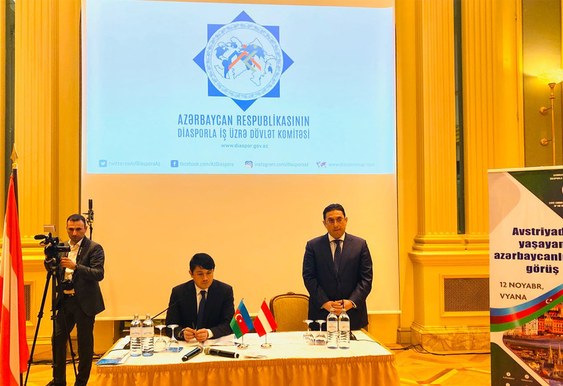 Avstriya azərbaycanlıları ilə görüş keçirilib