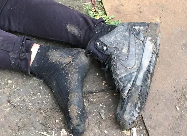 В Баку замерз бомж