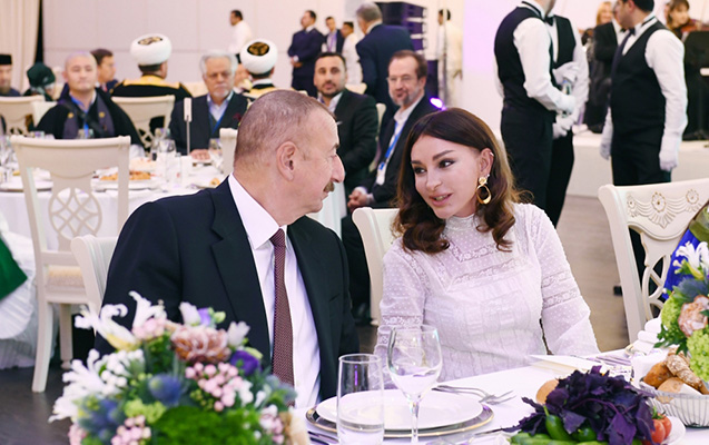 Prezident ziyafət verdi - Fotolar