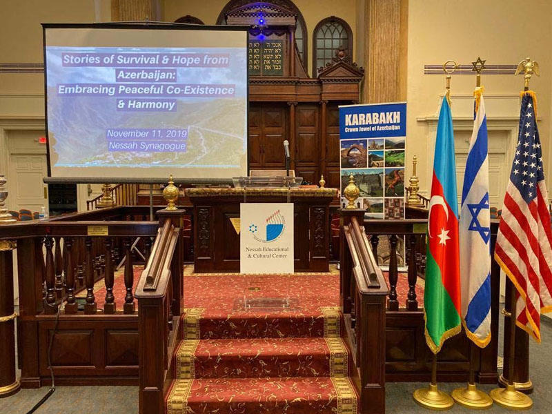 Los Anceles sinaqoqunda erməni lobbisinin tədbirə mane olmaq cəhdləri uğursuz olub - FOTO