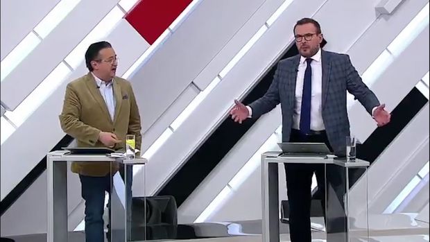 Ukraynalı ekspert efirdə amerikalını “nokauta saldı” - VİDEO