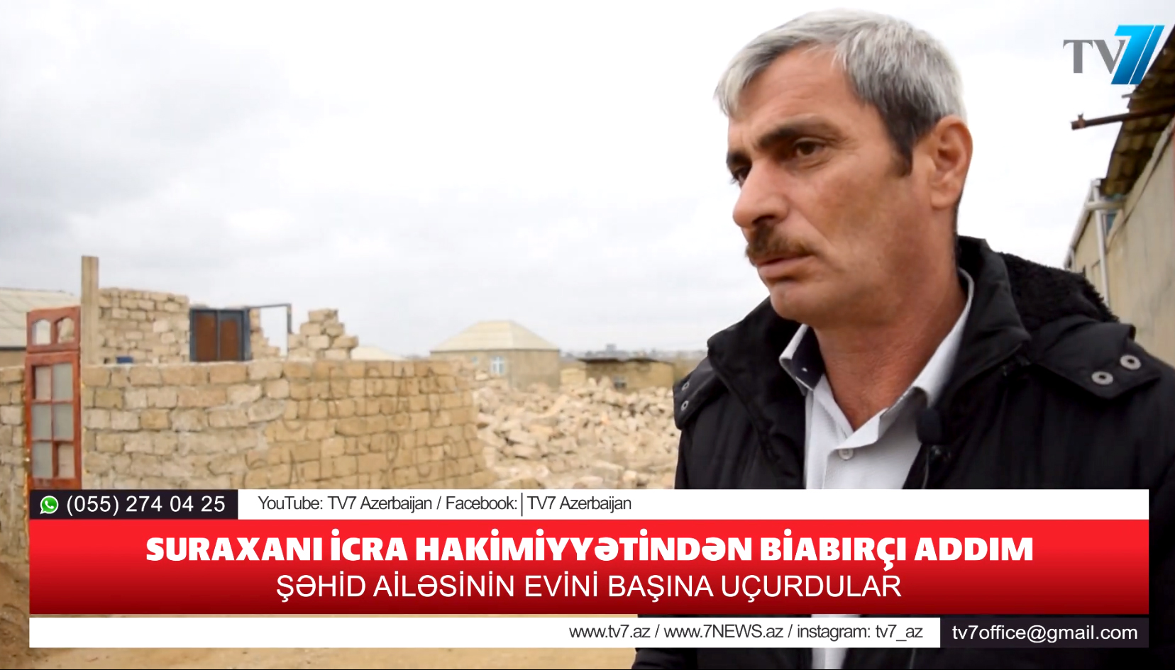 SURAXANI İCRA HAKİMİYYƏTİNDƏN BİABIRÇI ADDIM - Şəhid ailəsinin evini başına uçurdular