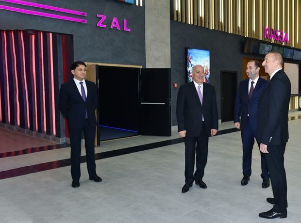 Prezident Sumqayıtda “CinemaPlus”un açılışını etdi - FOTO/VİDEO