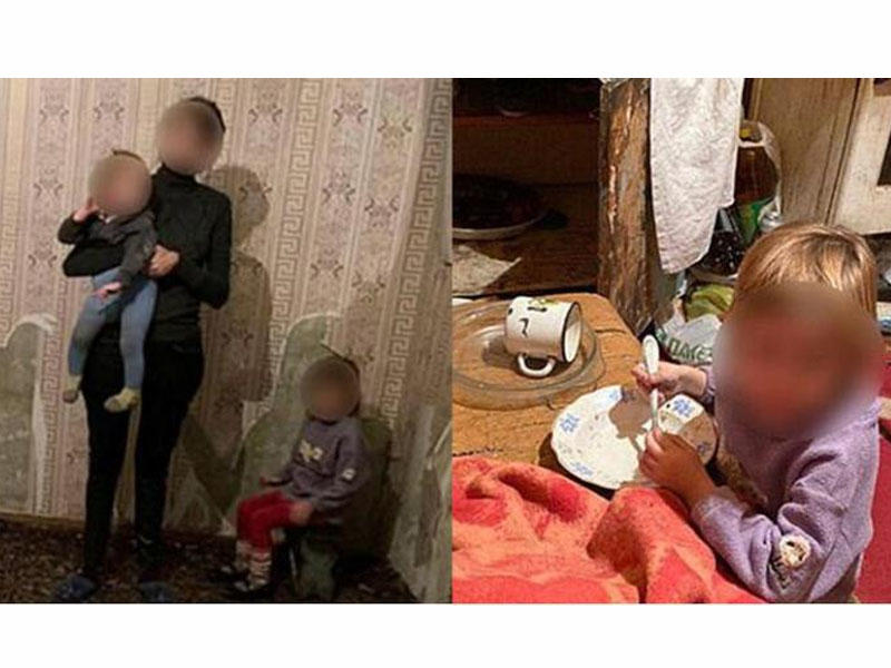 Ana övladlarına verilən müavinəti spirtli içkiyə xərclədi, uşaqlar kağız yedilər - DƏHŞƏTLİ HADİSƏ