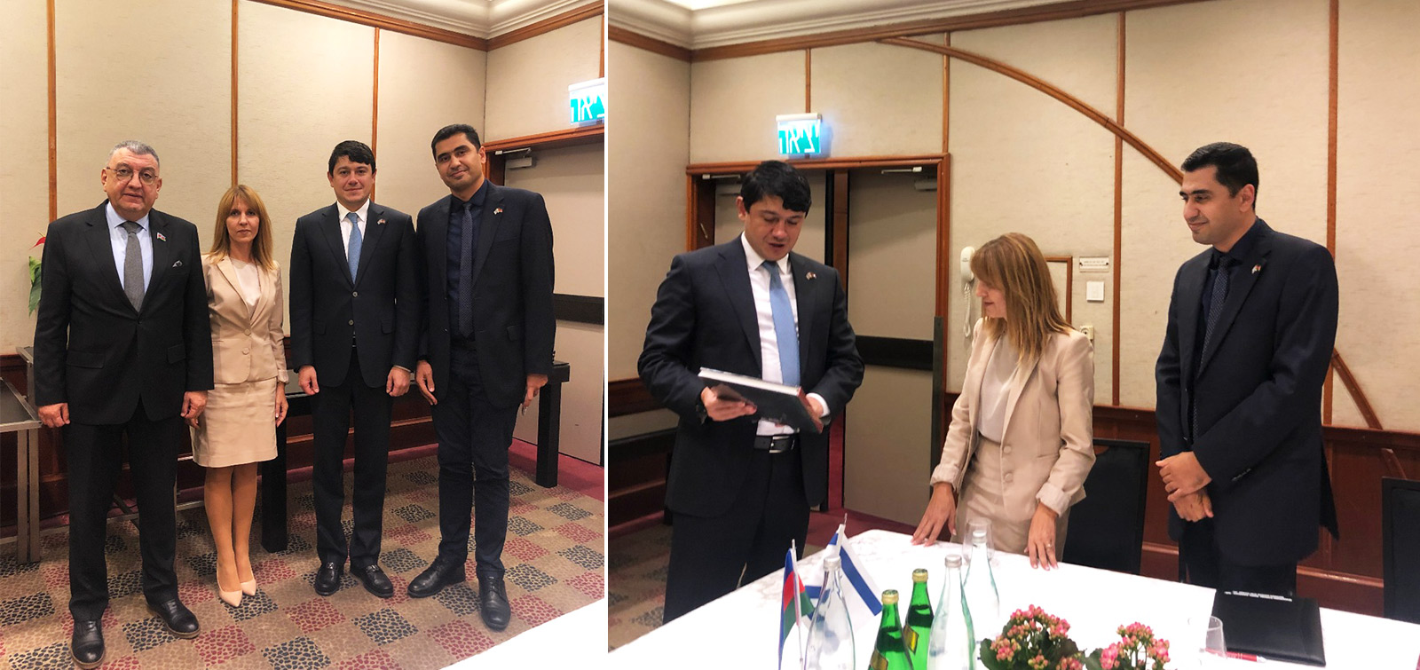 Dövlət Komitəsinin sədri Knessetın deputatı Mark İfraimovla görüşüb