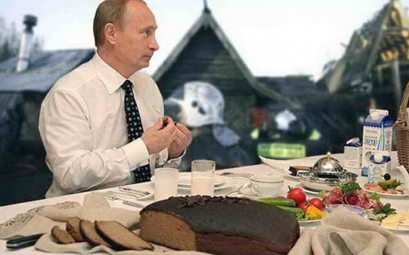 Putinin qidalanma rasionu — Səhər çiy yumurta içir