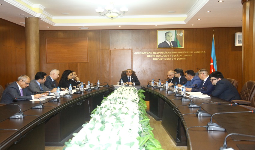 Prezident yanında QHT-lərə Dövlət Dəstəyi Şurasında iclas keçirilib