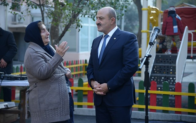 İcra başçısı mikrorayonda qəbul keçirib - Foto
