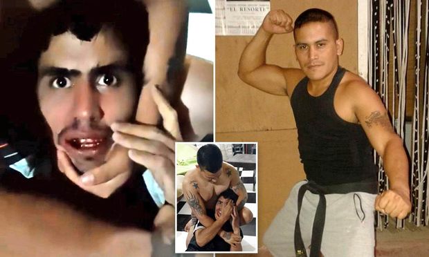 Kikboksçu evinə girən silahlı soyğunçuları peşman etdi - VİDEO