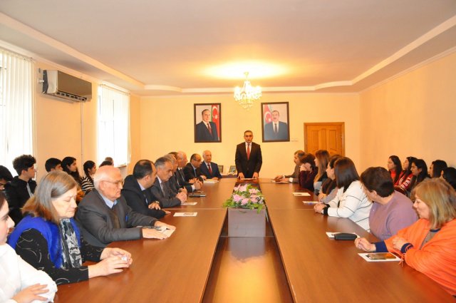 Mingəçevir Dövlət Universitetində İmadəddin Nəsiminin  650 illik yubileyi münasibətilə növbəti tədbir keçirilib