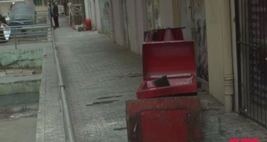 В Хырдалане воры вскрыли платежный терминал - ФОТО