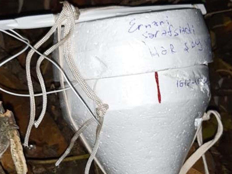 Göyçayda həyətə düşən bağlama ilə bağlı polisdən AÇIQLAMA