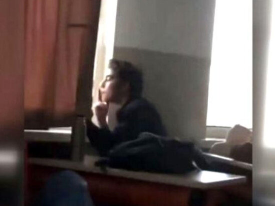 Məktəbdə çəkilən bu görüntülər dəhşətə gətirir - Rəsmi qurumlar hərəkətə keçdi - VİDEO